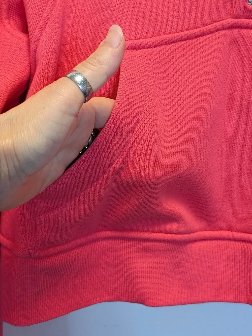 Lululemon Scuba Oversized Half-Zip Hoodie Lip Gloss Size M/L
